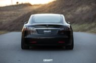Tesla Model S de EVS Motors sur jantes Vossen HC-1