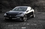 Tesla Model S firmy EVS Motors na felgach Vossen HC-1