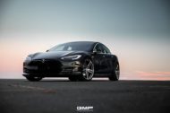 Tesla Model S de EVS Motors sur jantes Vossen HC-1