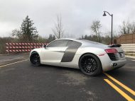 Black 20 inch Zito ZS15 rims on the Audi R8 V8 Coupe
