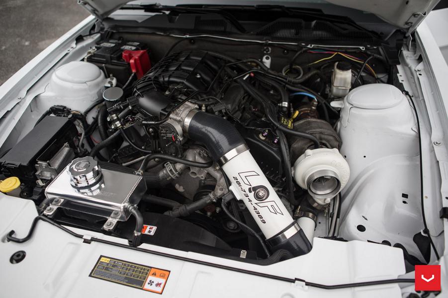 Airride Turbo Vossen VFS 5 Felgen Tuning Ford Mustang GT 3 Turbo Power & Vossen VFS 5 Alu’s am Ford Mustang GT