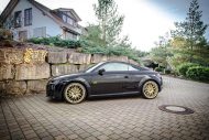 Audi TT (8J) on BBS rims & with ST XTA coilover suspension