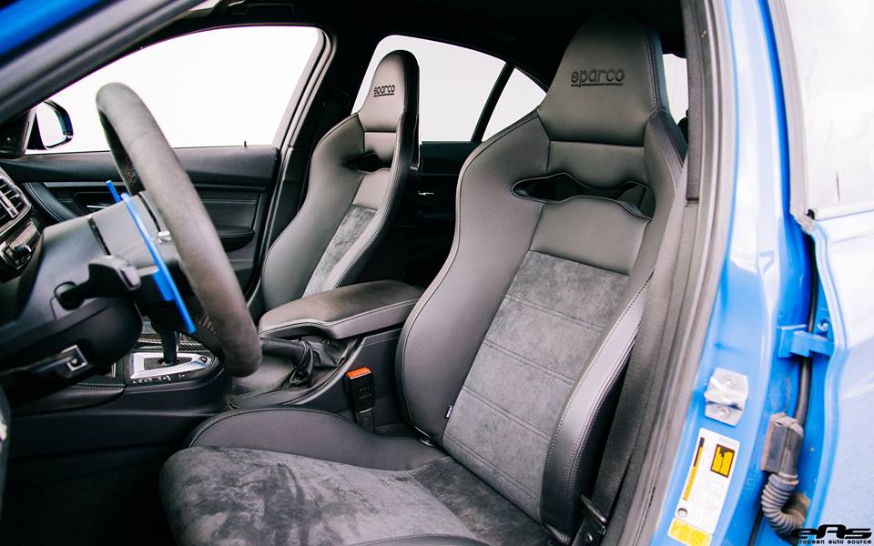 Subtle - Carbon Parts & Sparco seats in the EAS BMW M3 F80 Coupe