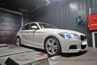 More than twice the chip tuning on the BMW 1er F20 114i