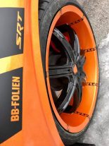 Dodge Challenger SRT in Orange / Black by BB-Folien Bele Boštjan