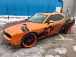 Dodge Challenger SRT en naranja / negro por BB-Folien Bele Boštjan