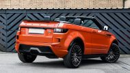 Range Rover Evoque Convertible como Kahn Phoenix Orange Project