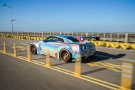 Liberty Nissan GT R Tuning 2017 chameleon 8 190x127 Extremer Liberty Walk Nissan GT R mit Farbwechsel Folierung