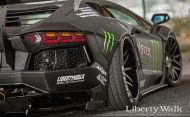 Fotoverhaal: 3 x Liberty Walk Widebody Lamborghini Aventador
