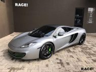 Subtle - Bright green accents on the McLaren MP4-12C from Race!