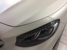 Mercedes AMG S63 Coupé mit Satin Pearl white Folierung