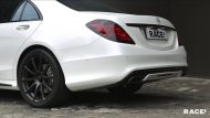 Discreet – zwart-wit op de Mercedes-Benz S500 W222
