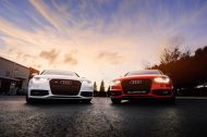 Photo Story: Elegancki duet - Audi A4 S4 B8 przez AWE Tuning