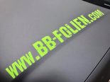 Audi A3 S3 8P mit Graphit &#038; Neongrün Folierung by BB Folien
