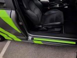 Audi A3 S3 8P con grafito y follaje verde neón de BB Folien