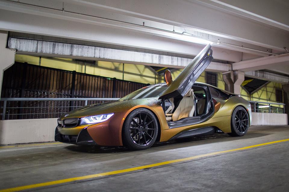 Noticeable - Avery Rising Sun BMW i8 on Zito Wheels ZF03 Alu's