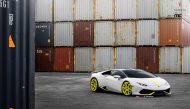 tono amarillo! Lamborghini Huracan en VM39 Alu's de MC Customs