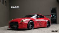RACE! Afrique du Sud - Grand châssis Nissan GT-R sur des roues Forgiato