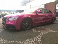 Szalony - ML Concept Audi A5 Sportback w kolorze różowym na calach 20