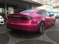 Szalony - ML Concept Audi A5 Sportback w kolorze różowym na calach 20