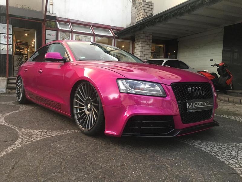 Crazy &#8211; ML Concept Audi A5 Sportback in Pink auf 20 Zoll