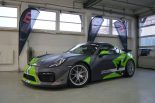 Motorsport Tuning Porsche Cayman GT4 Camouflage Folierung 4 155x103 Unübersehbar   2M Designs Porsche Cayman GT4 Clubsport