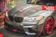BMW M2 F87 Coupe HRE FF04 Akrapovic Tuning 3 190x127 Sportlich   BMW M2 F87 Coupe auf HRE FF04 Alu’s in Rot