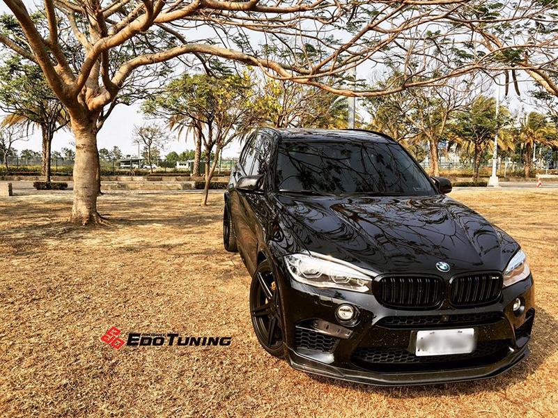 BMW X5M F85 Tuning Carbon Bodykit 3 Schwarzer BMW X5M F85 vom Tuner EDO Tuning aus China