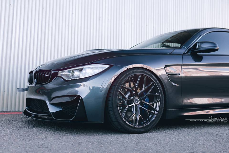 Mega - Brixton Forged CM10 rims on the BMW M4 F82 Coupe