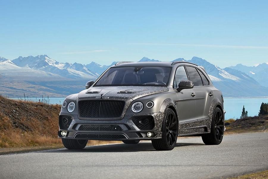 Extremely brawny - This is the Mansory Bentley Bentayga "Black Edition"
