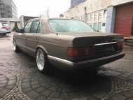 Mercedes Benz S-Class W126 on 18 inch & with H & R springs