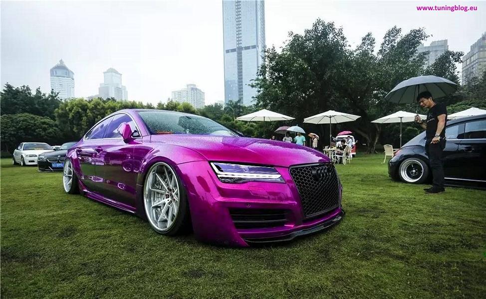 Pink Audi A7 S7 Widebody Tuning
