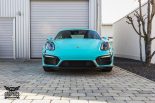 Porsche Cayman GTS Satin Azure Folierung Tuning 9 155x103 Unübersehbar   Porsche Cayman GTS mit Satin Azure Folierung