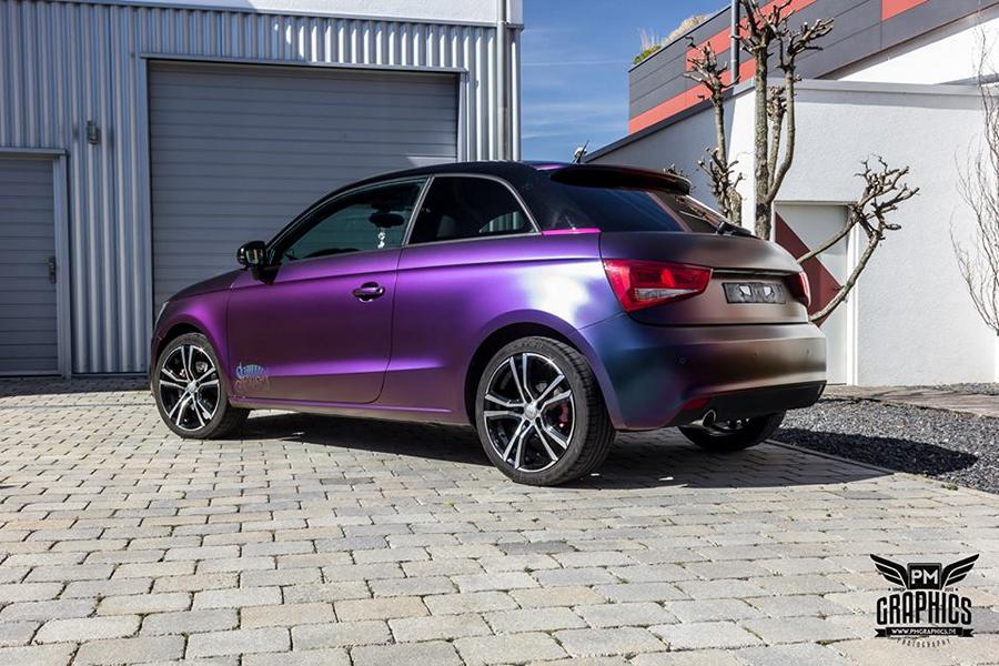 Audi A1 in Rushing Riptide by SchwabenFolia-CarWrapping.de