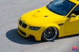 Niet te missen – BMW E90 M3 in felgeel met VWS-1 aluminium