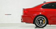 Discreet - BMW E92 M3 on BBS RID (DBK) rims in 19 inches