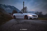 Mighty deep & powerfully cool - BMW M4 convertible on HRE Alu's