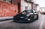 Porsche 911 (997.2) Turbo sur jantes CM16 forgées Brixton