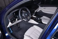 Interieur BMW 5er G30 M Performance Mediterranblau Tuning 2017 6 190x127