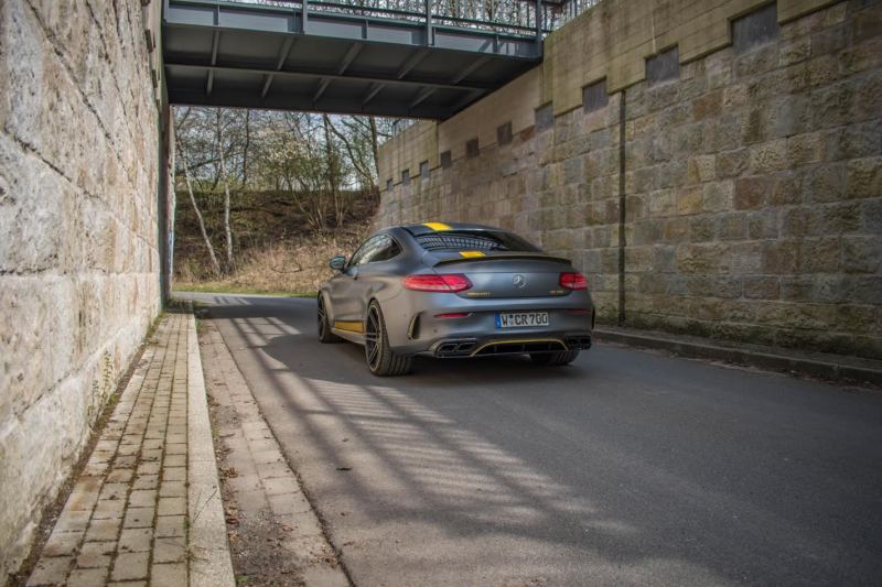 Mercedes C63's AMG Coupe C205 Edition 1 as Manhart CR700