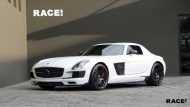 RACE! Sudáfrica - Mercedes SLS AMG en blanco mate
