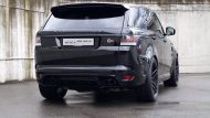 Czarny Range Rover Sport SVR na kółkach ADV.1 firmy Cartech