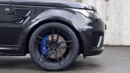 Schwarzer Range Rover Sport SVR auf ADV.1 Wheels by cartech
