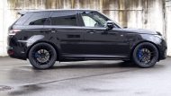 Black Range Rover Sport SVR on ADV.1 Wheels by cartech