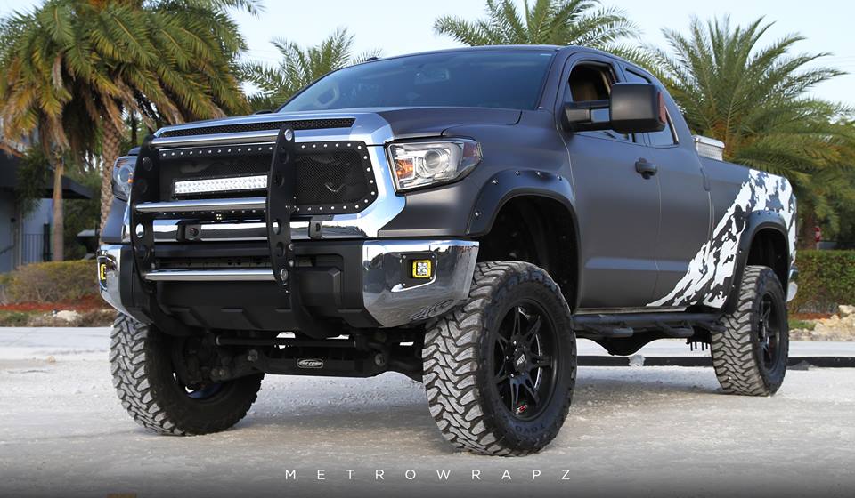 Monster - Toyota Tundra in Matte Black by Metro Wrapz