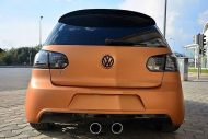 Voiture de lecture - VW Golf MK6 R à Orange Matt & Lowering