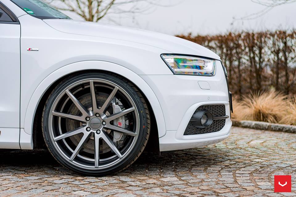 Lowered SUV? Why not ... Audi Q3 on VSF-1 Alu's