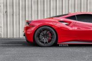 Dezent &#8211; 21 Zoll Strasse Wheels Alu’s am Ferrari 488 GTB