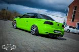 970RA Lawn Green am VW EOS R32 mit Scirocco Front