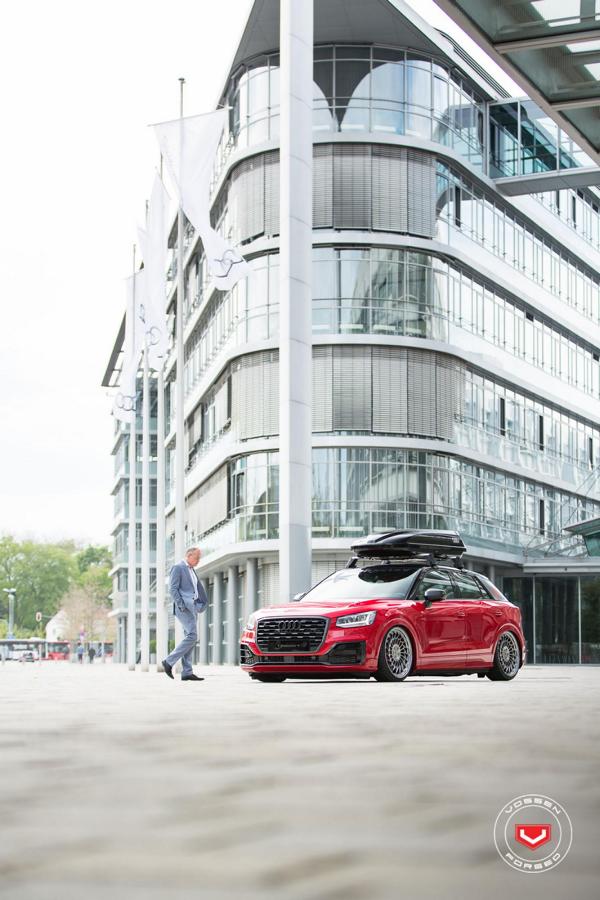 Pièces exclusives AH - Audi Q2 sur Vossen Forged ML-R2 Alu